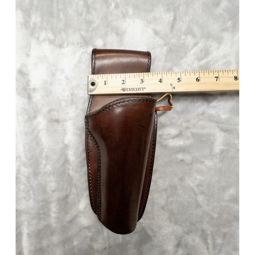 Vtg Hunter Model 2 Brown Leather Holster K-Frame Security Six Colt Positive